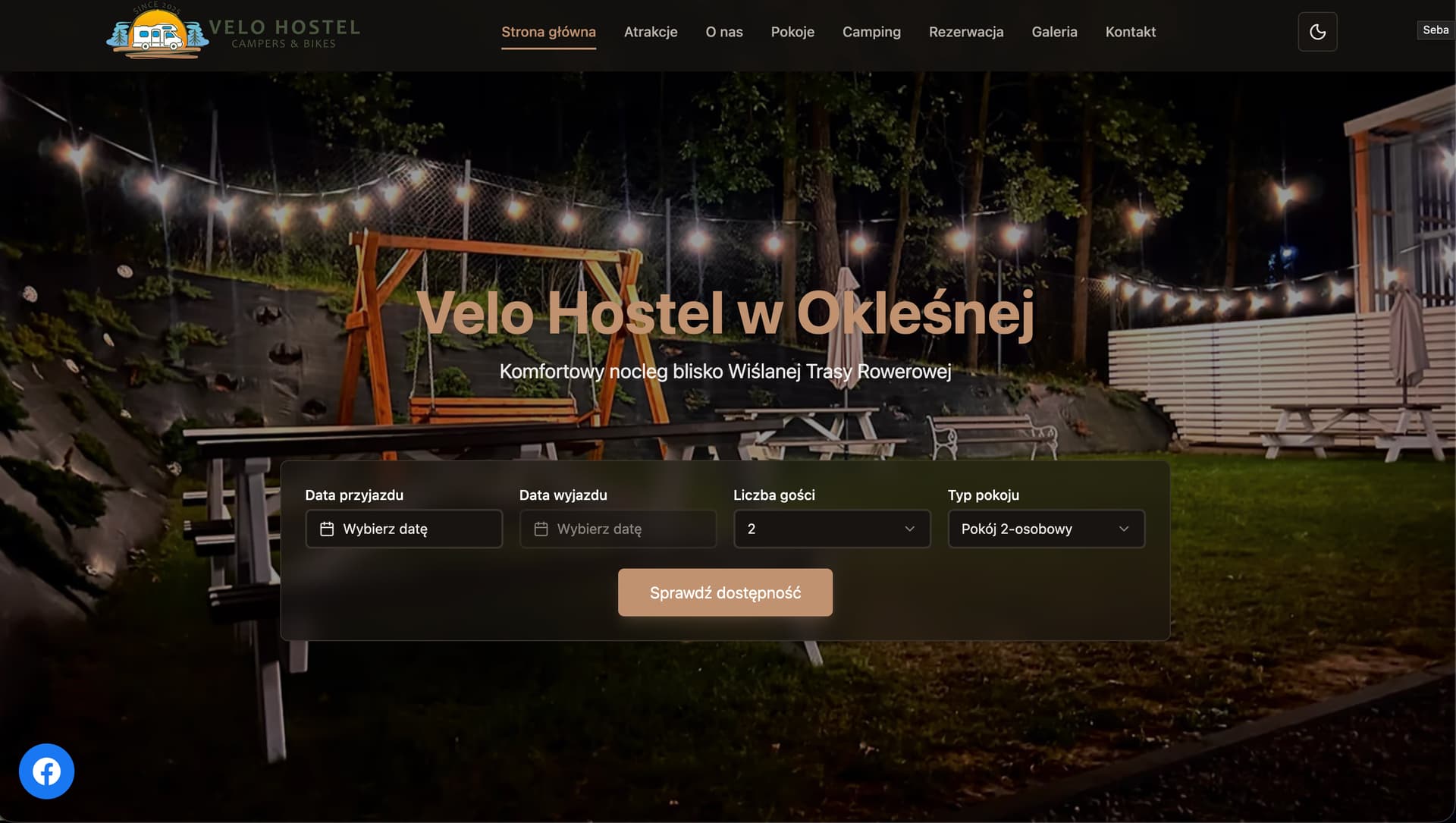 Velo Hostel Okleśna